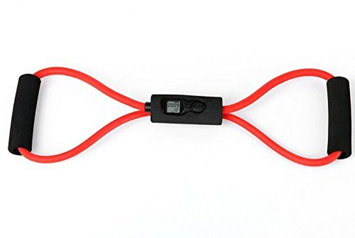 Figure 8 Yoga Resistance Band Tubing Body Workout Muscle Exercise Bowtie Pilate